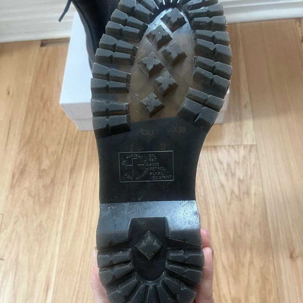 Dr. Martens Sinclair Milled Nappa Leather Platform Boots - Picture 13 of 13